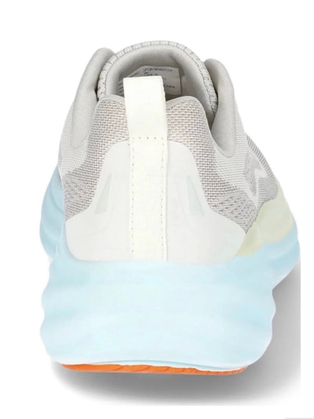 Avia Women’s Comfort Performance Sneakers Grey With Blue, Yellow & Orange Accen - Picture 15 of 16